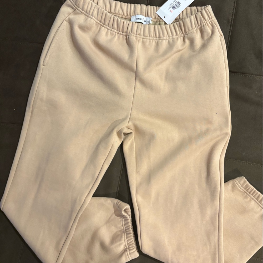 Beige Sweatpants